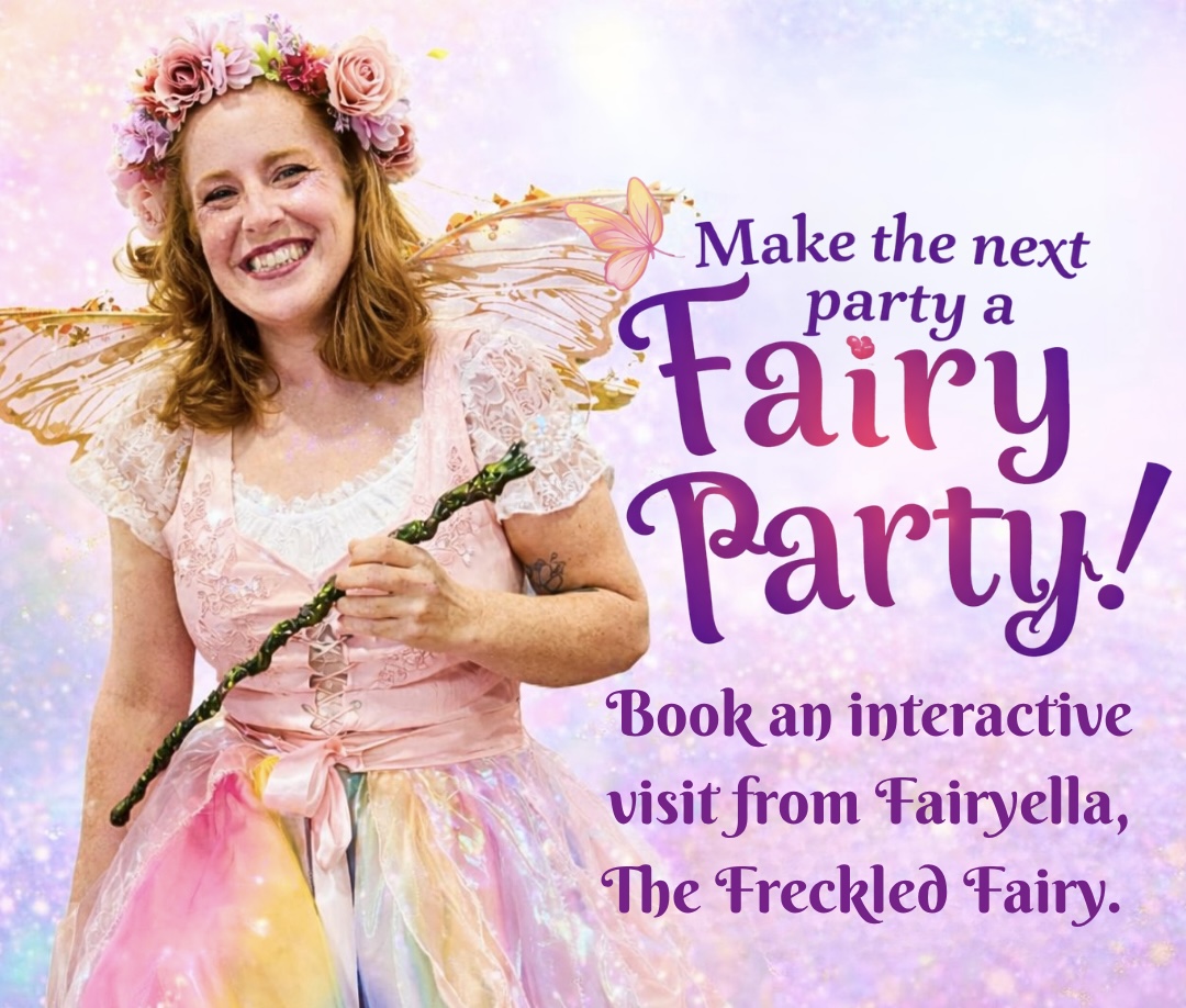 The Freckled Fairy at a birthday party
