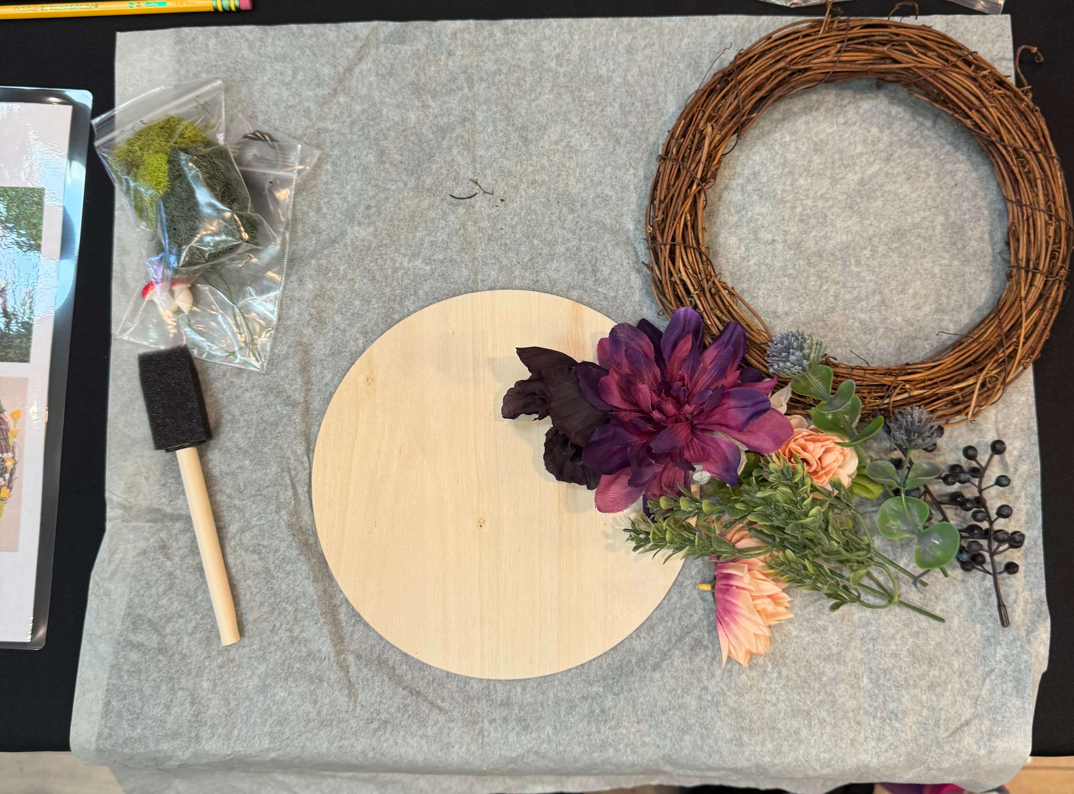 Crafting a hobbit door at a workshop